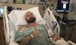 Rob Brady in the hospital